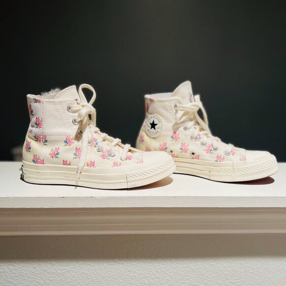 🌸 Converse Chuck 70 Platform Floral Lift – Size 5 USA, (A05193C) 🌸 - Picture 6 of 10